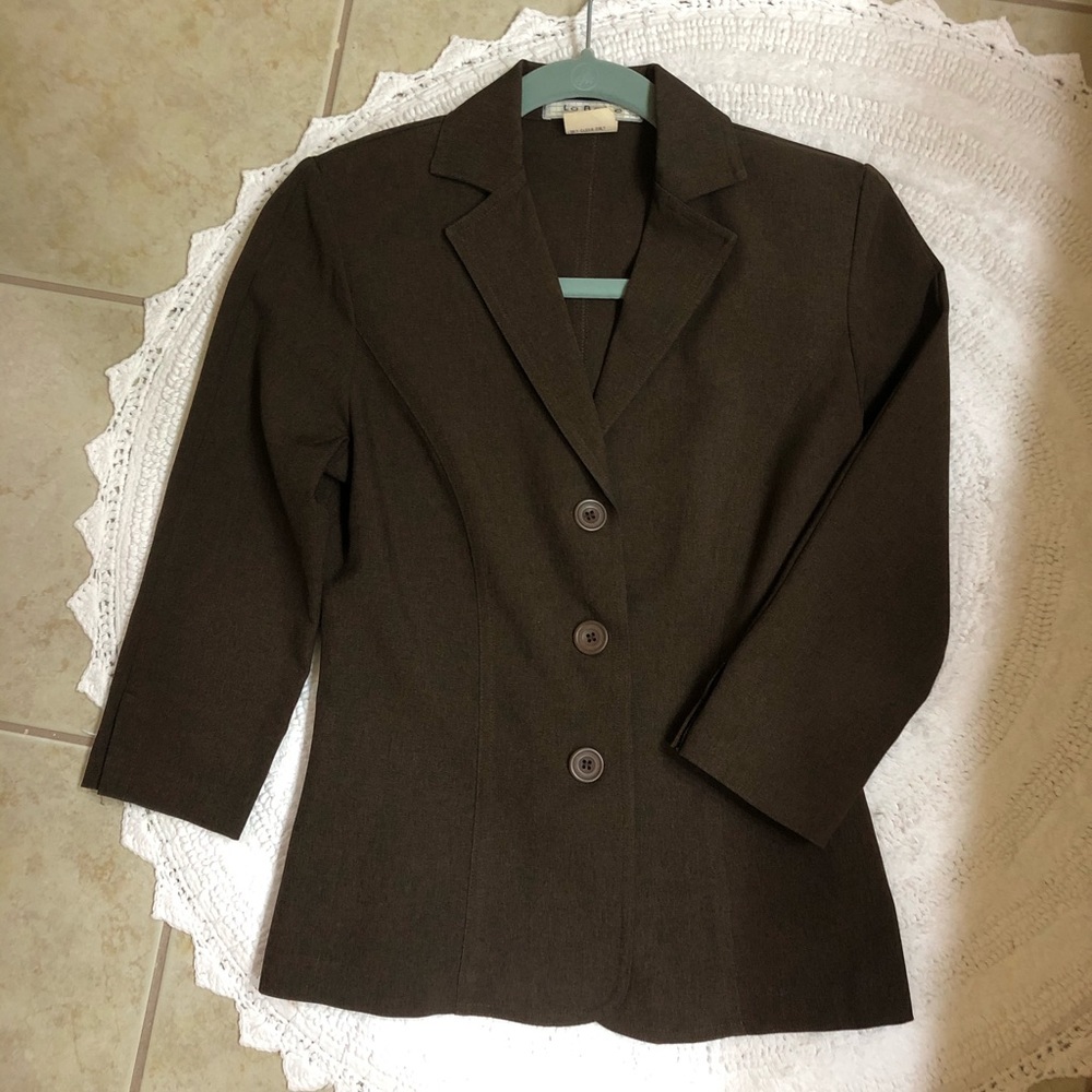 LaBelle chocolate brown blazer